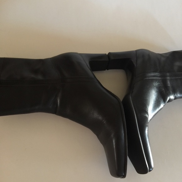 Michelle D Leather Boots M&M Brown Size 9 - Picture 5 of 7